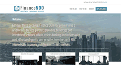 Desktop Screenshot of finance500.com