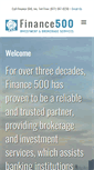 Mobile Screenshot of finance500.com