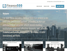 Tablet Screenshot of finance500.com